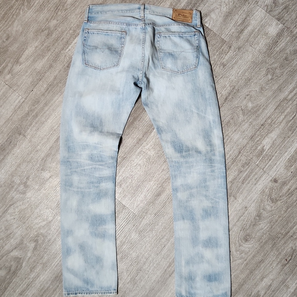 Polo Ralph Lauren Varick Men's Light Blue Skinny Jeans - Picture 5 of 5